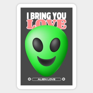 Alien Love Party Rave Magnet